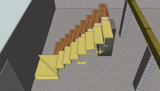 При расчете угла наклона лестницы нужно учитывать множество нюансов - о них вы узнаете из статьи