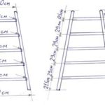 чертеж деревянной лестницы