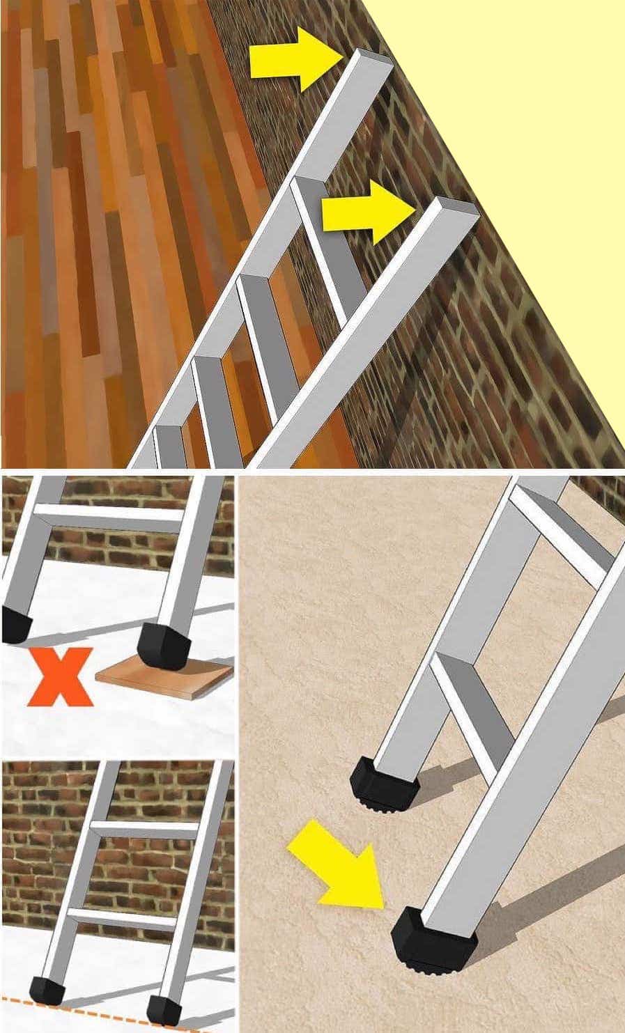 Угол наклона – важный критерий безопасности выдвижной лестницы, ведущей на чердак