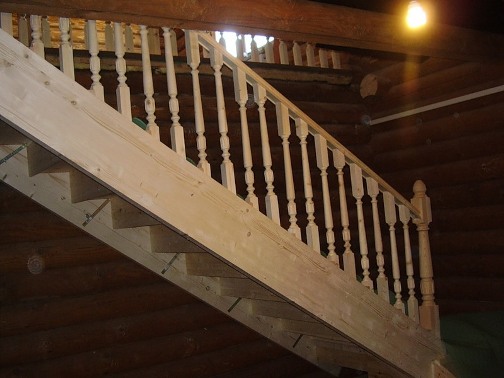 Общий вид лестницы на тетивах