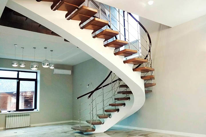 Сколько места займет лестница в доме?